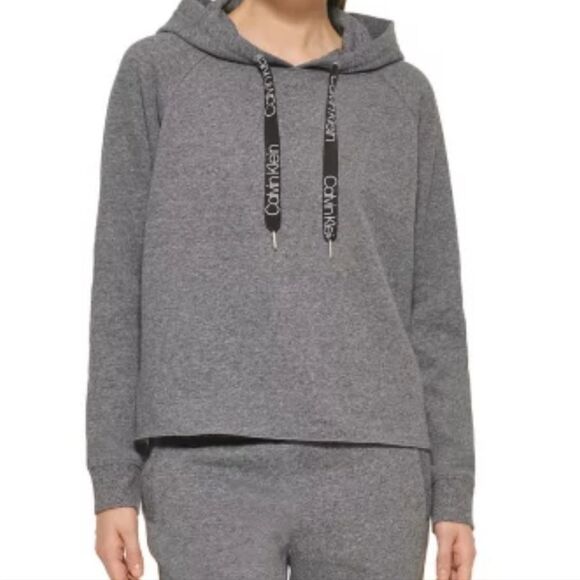 CALVIN Klein Cropped Hoodie - Picture 1 of 6